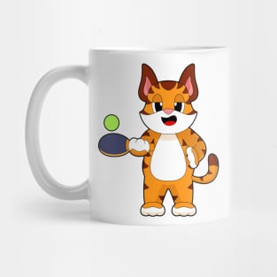 Tiger Table tennis Table tennis racket Mug